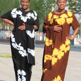 Women High Waist Boho Maxi Dress